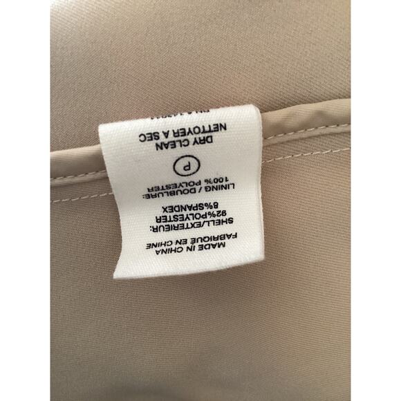 Avec Les Filles Tan Classic Trench Coat Preppy Minimalist - Picture 5 of 5